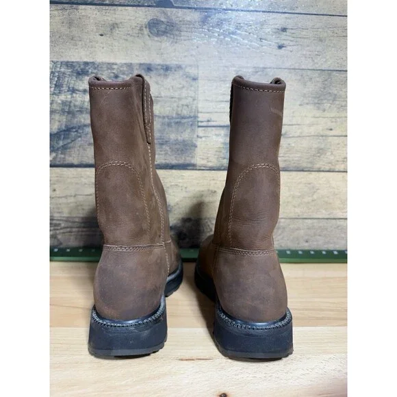 EXCELLENT!!! Wolverine Men DD Work Wellington Work Boots Leather Sz 9 W04727 - Picture 7 of 11